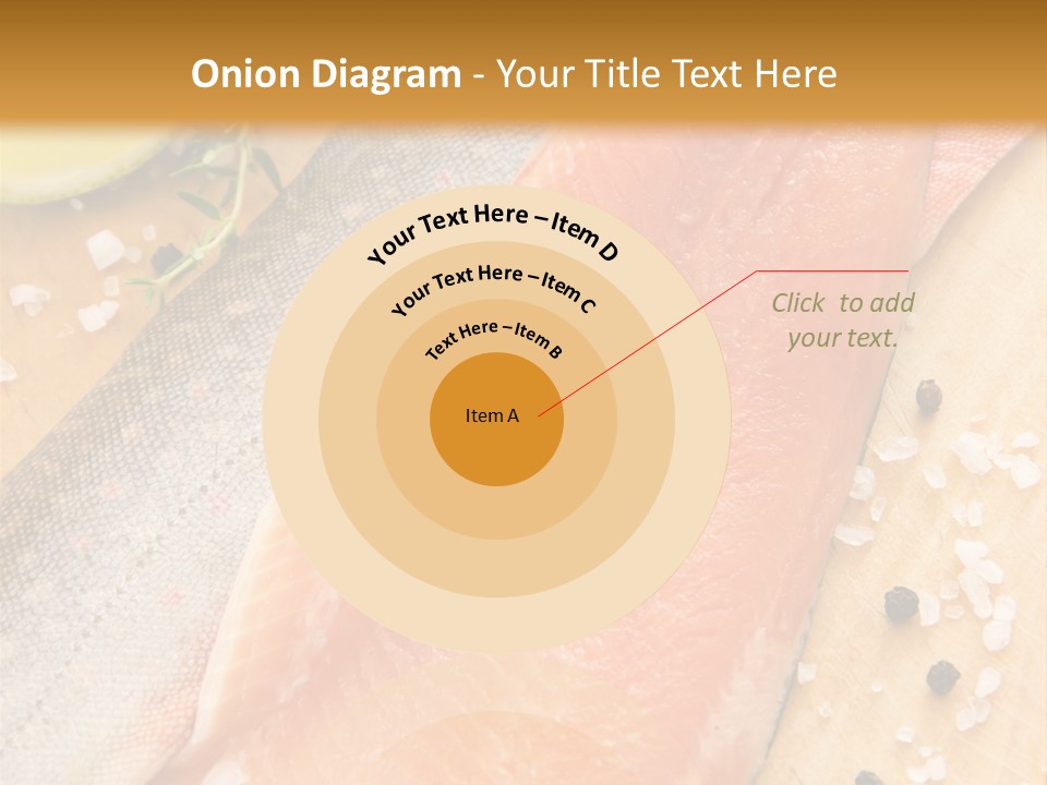 Gelb Salz Naturprodukt PowerPoint Template