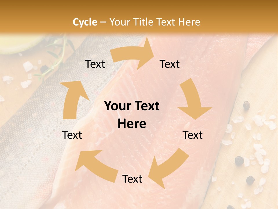 Gelb Salz Naturprodukt PowerPoint Template