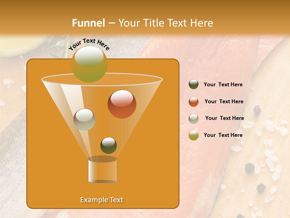 Gelb Salz Naturprodukt PowerPoint Template