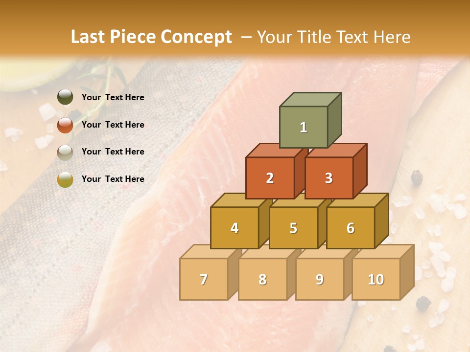 Gelb Salz Naturprodukt PowerPoint Template