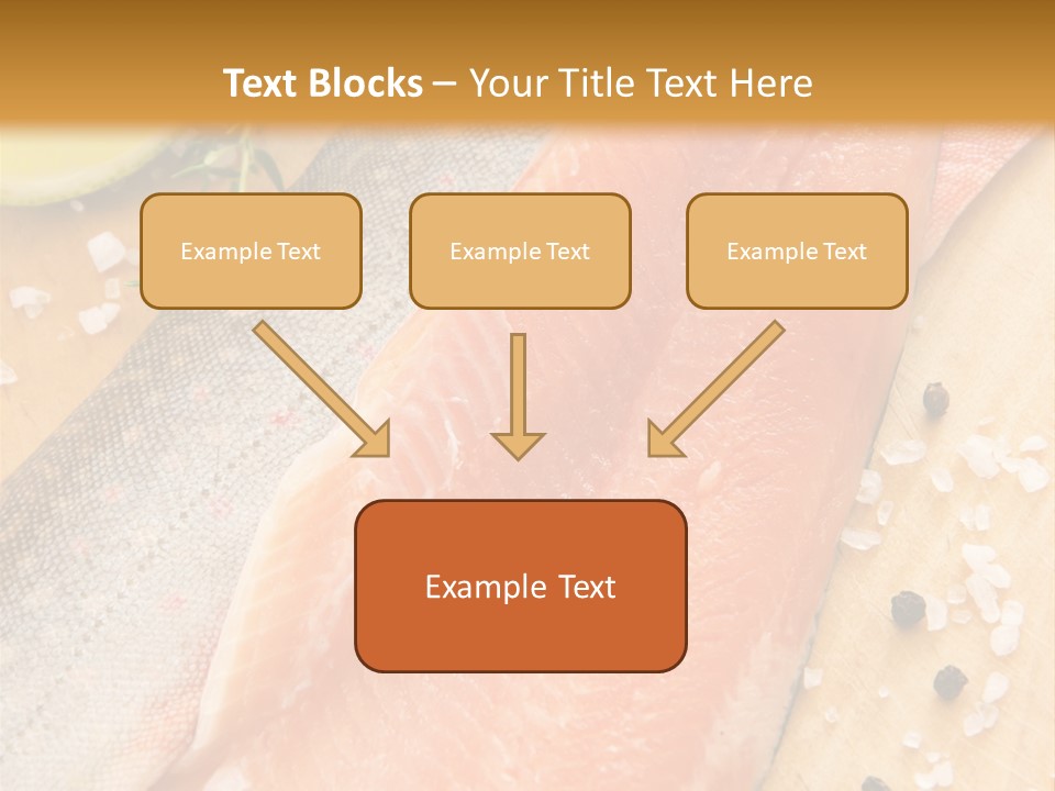 Gelb Salz Naturprodukt PowerPoint Template