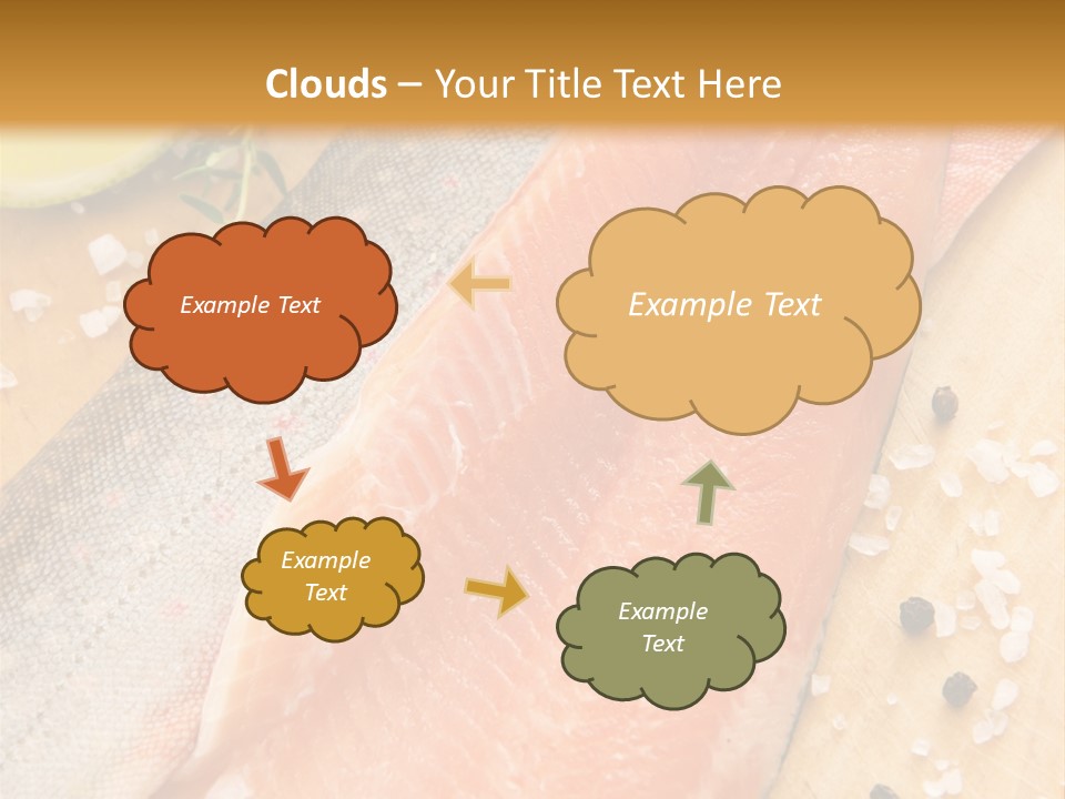 Gelb Salz Naturprodukt PowerPoint Template