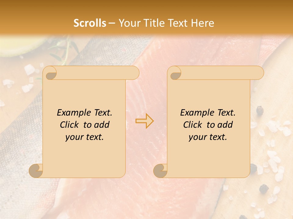 Gelb Salz Naturprodukt PowerPoint Template