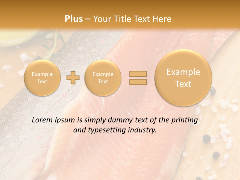 Gelb Salz Naturprodukt PowerPoint Template