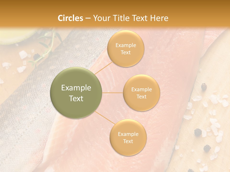 Gelb Salz Naturprodukt PowerPoint Template