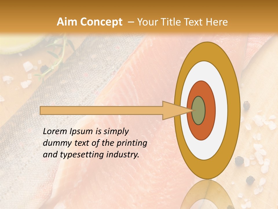 Gelb Salz Naturprodukt PowerPoint Template