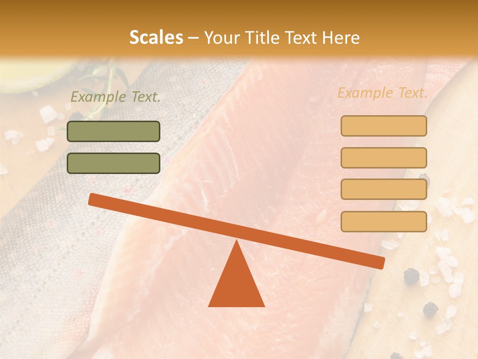 Gelb Salz Naturprodukt PowerPoint Template