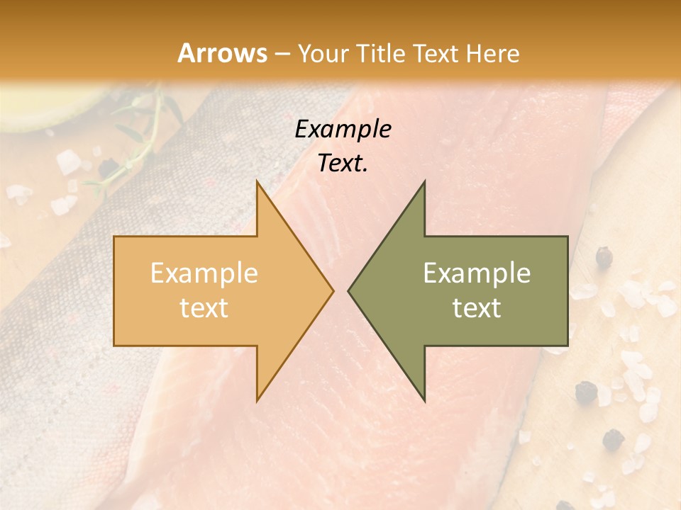 Gelb Salz Naturprodukt PowerPoint Template