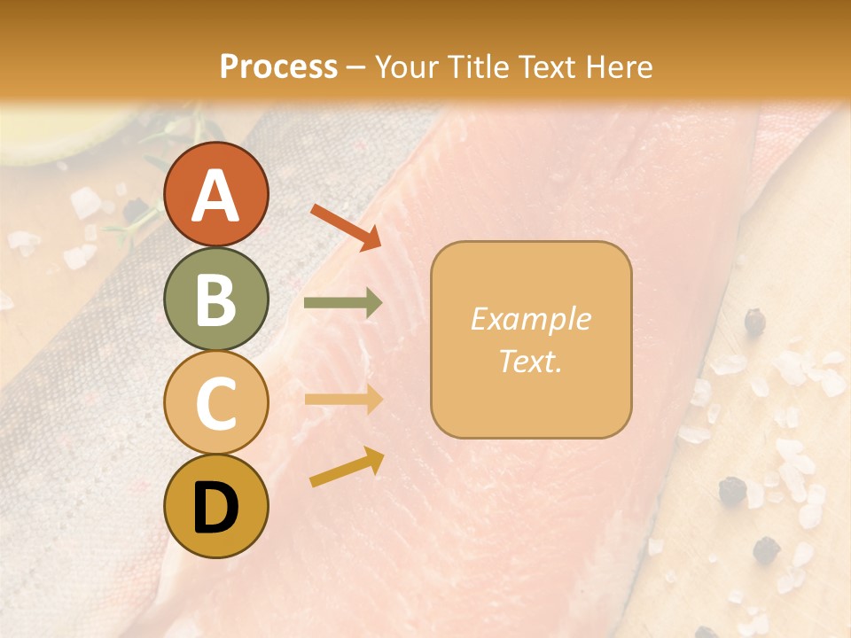Gelb Salz Naturprodukt PowerPoint Template