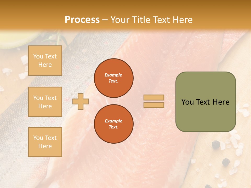 Gelb Salz Naturprodukt PowerPoint Template