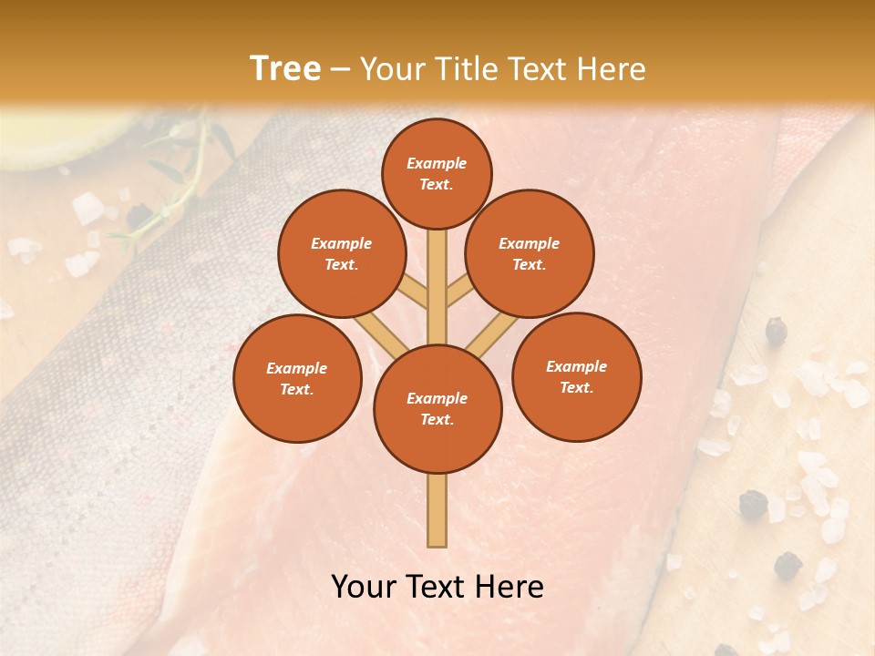 Gelb Salz Naturprodukt PowerPoint Template