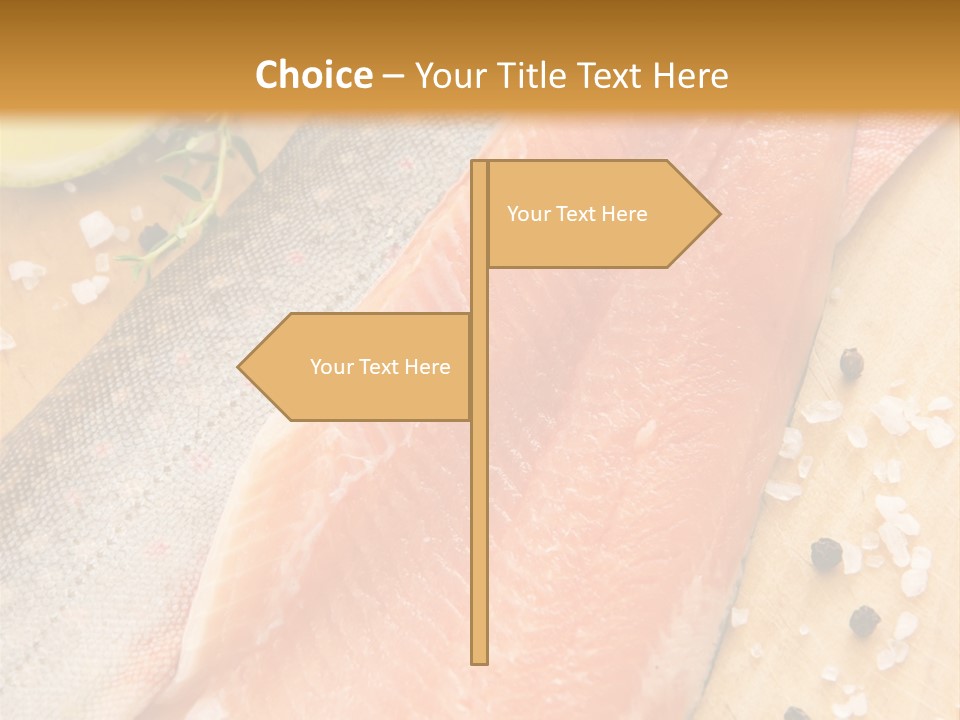 Gelb Salz Naturprodukt PowerPoint Template