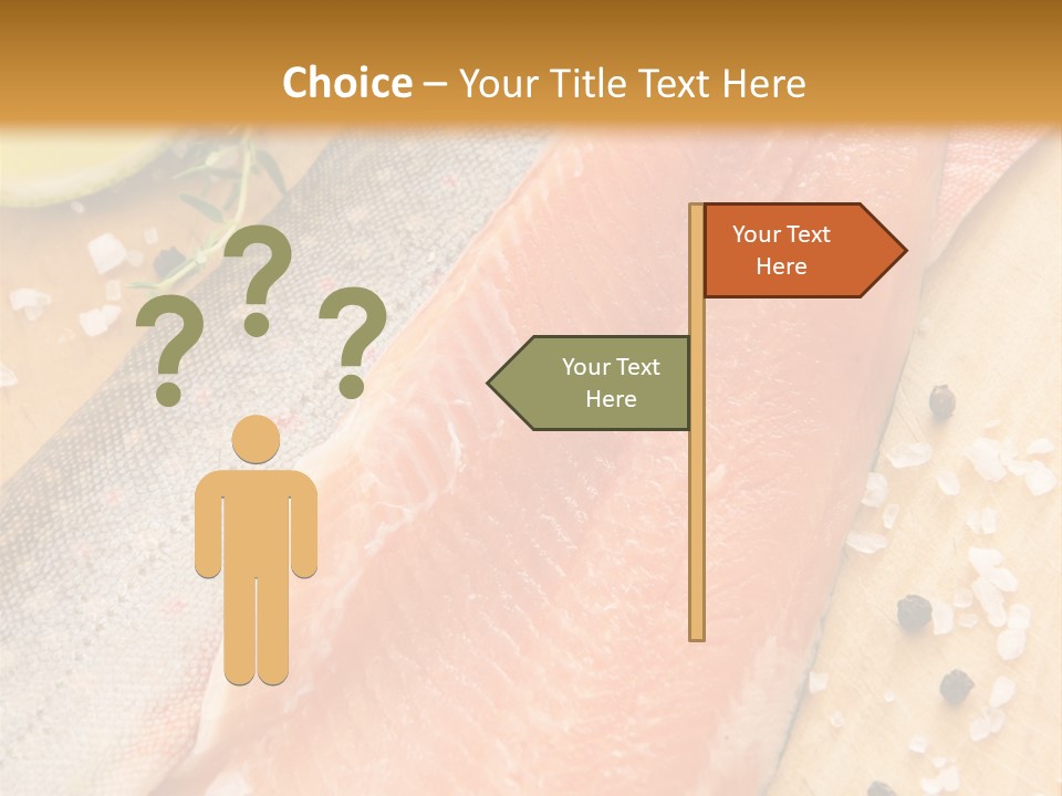 Gelb Salz Naturprodukt PowerPoint Template