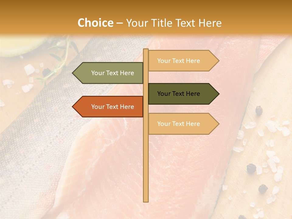 Gelb Salz Naturprodukt PowerPoint Template