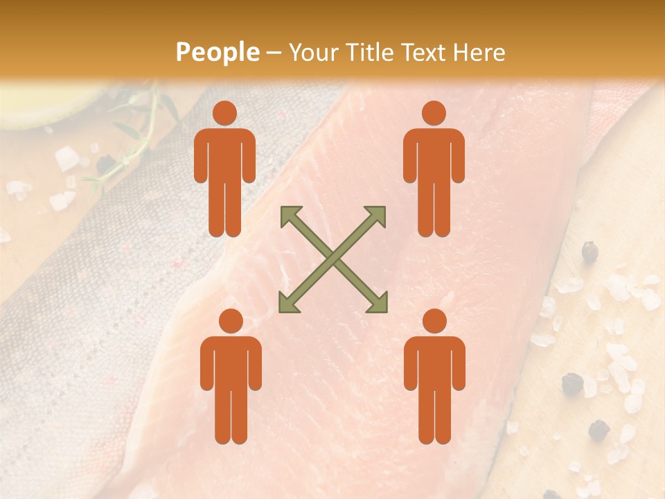 Gelb Salz Naturprodukt PowerPoint Template