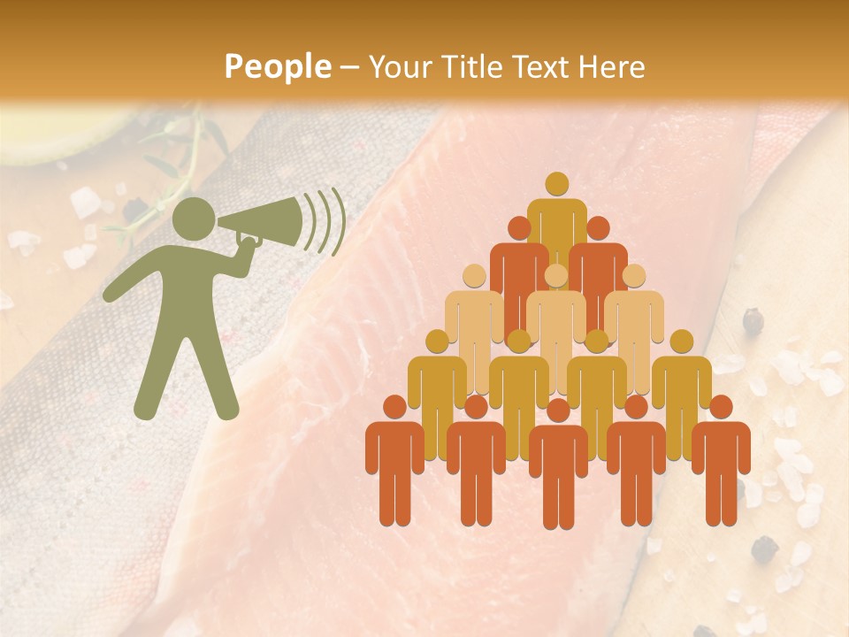 Gelb Salz Naturprodukt PowerPoint Template