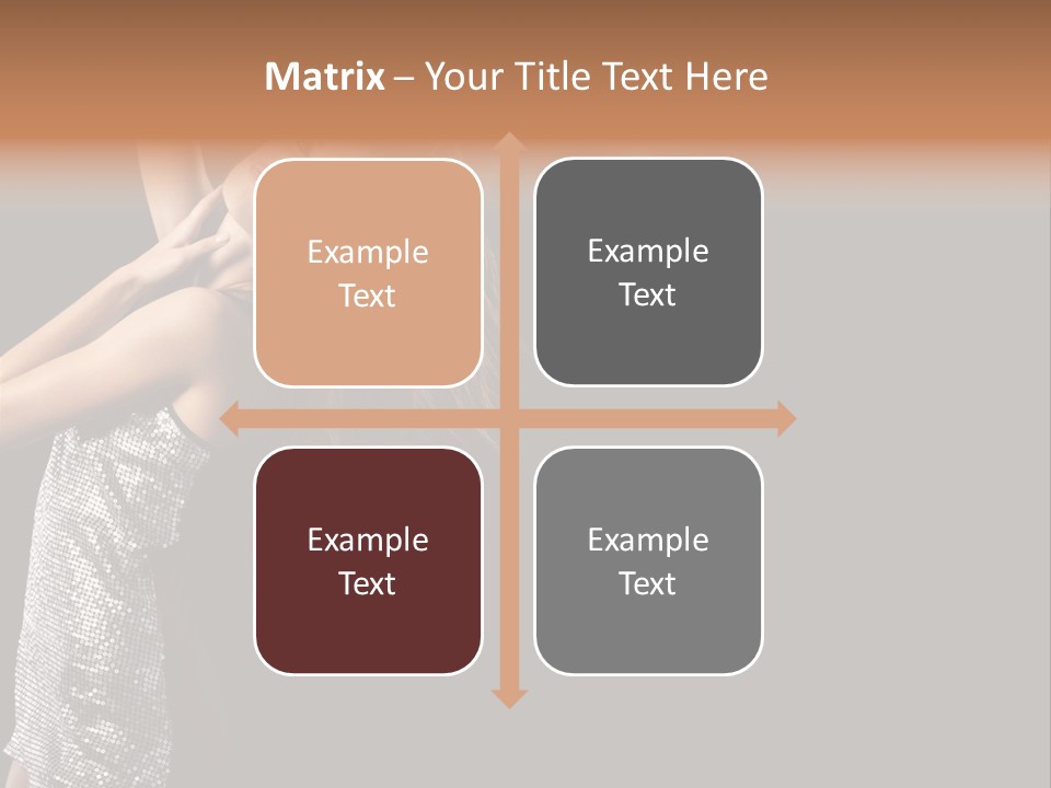 Person Nightclub Female PowerPoint Template