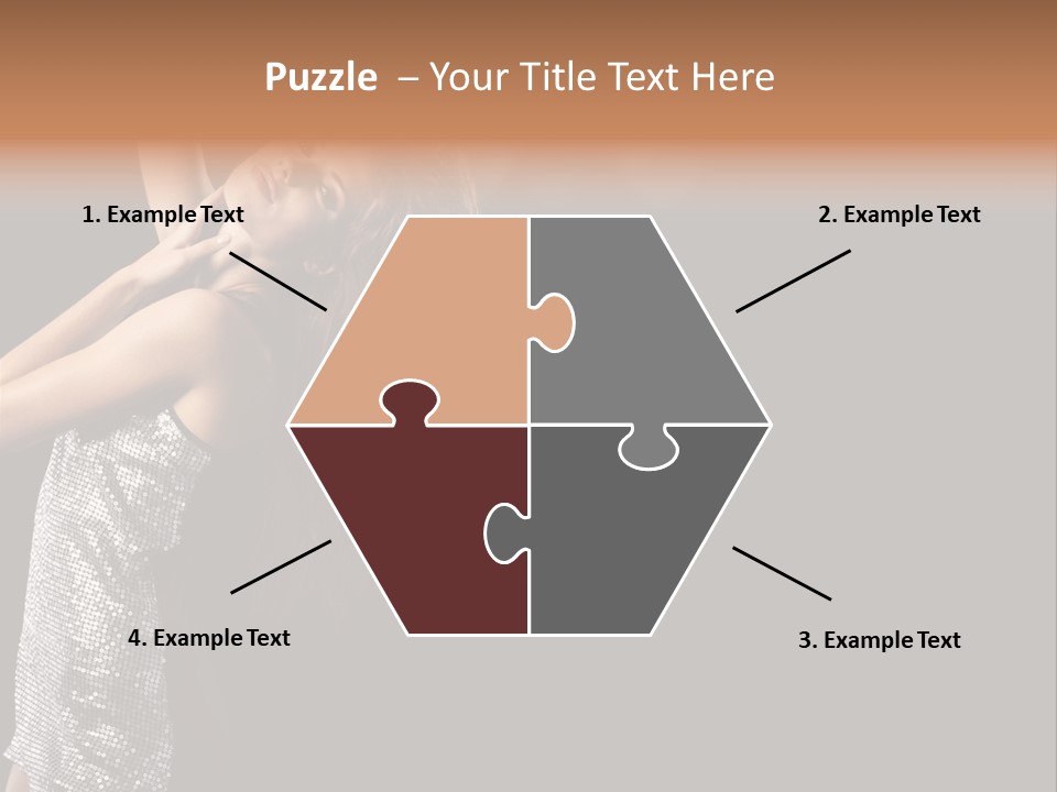 Person Nightclub Female PowerPoint Template