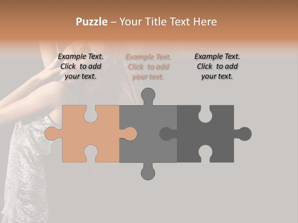 Person Nightclub Female PowerPoint Template