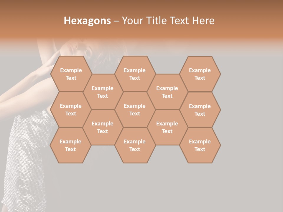 Person Nightclub Female PowerPoint Template