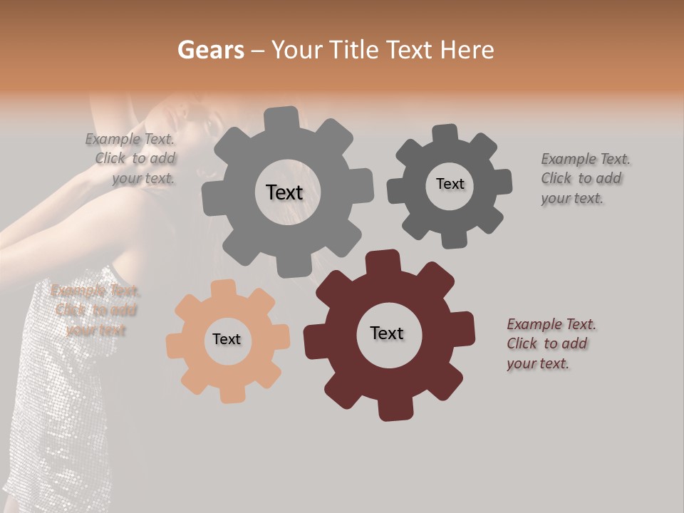 Person Nightclub Female PowerPoint Template