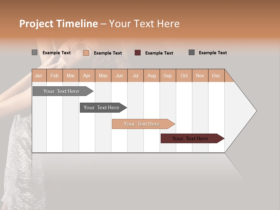 Person Nightclub Female PowerPoint Template