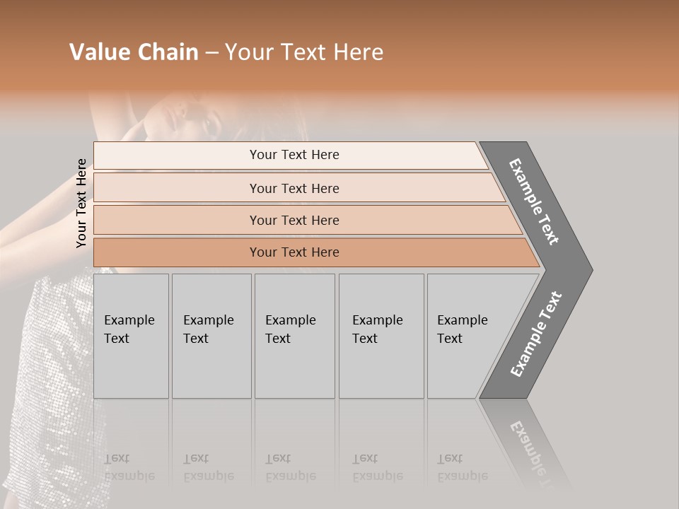 Person Nightclub Female PowerPoint Template