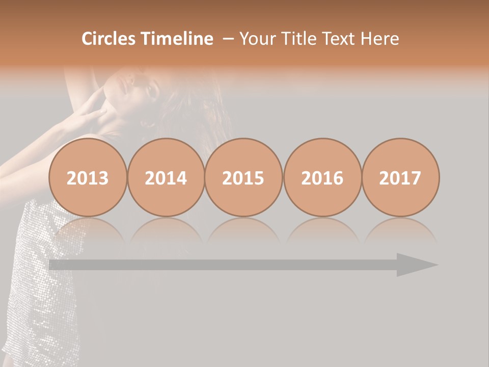 Person Nightclub Female PowerPoint Template