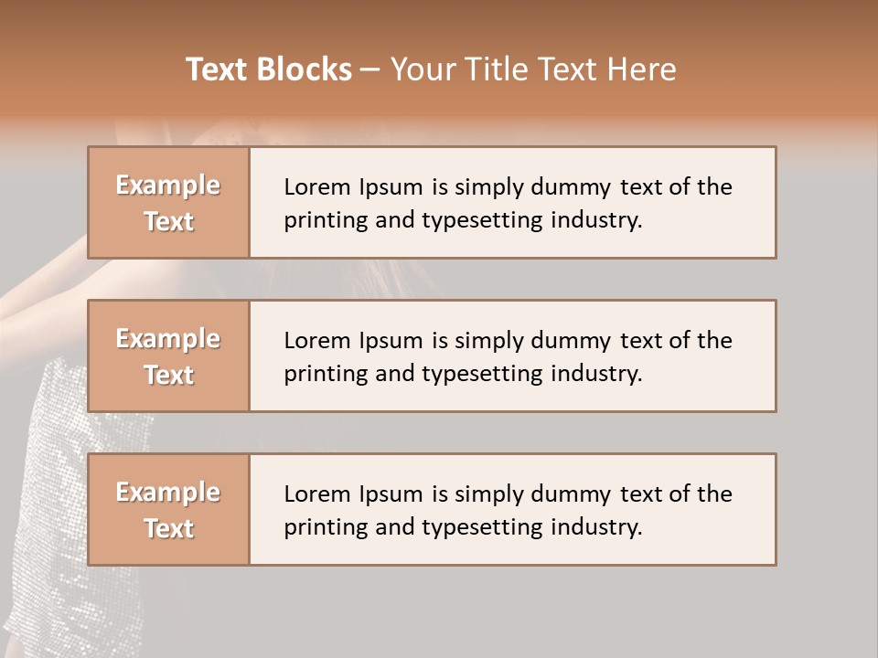 Person Nightclub Female PowerPoint Template