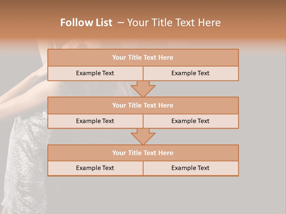 Person Nightclub Female PowerPoint Template