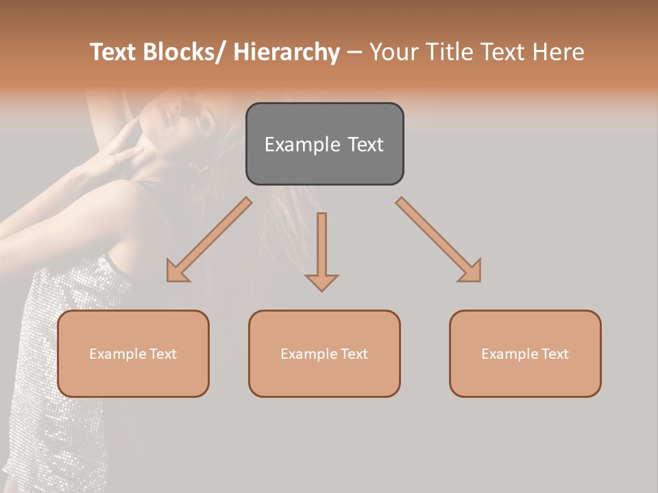 Person Nightclub Female PowerPoint Template