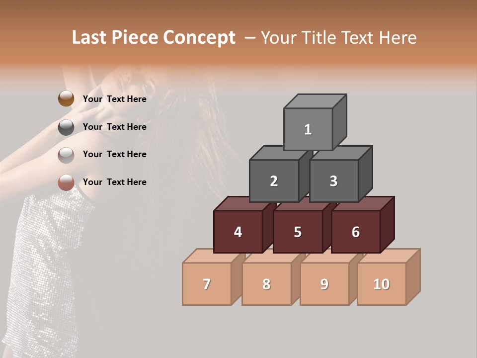 Person Nightclub Female PowerPoint Template