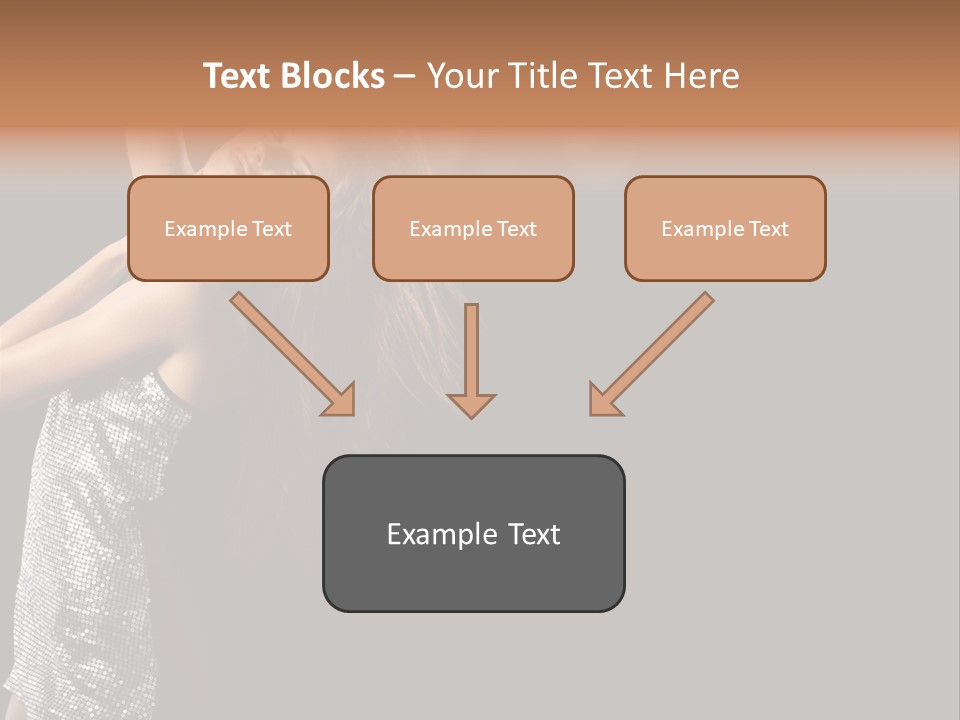 Person Nightclub Female PowerPoint Template