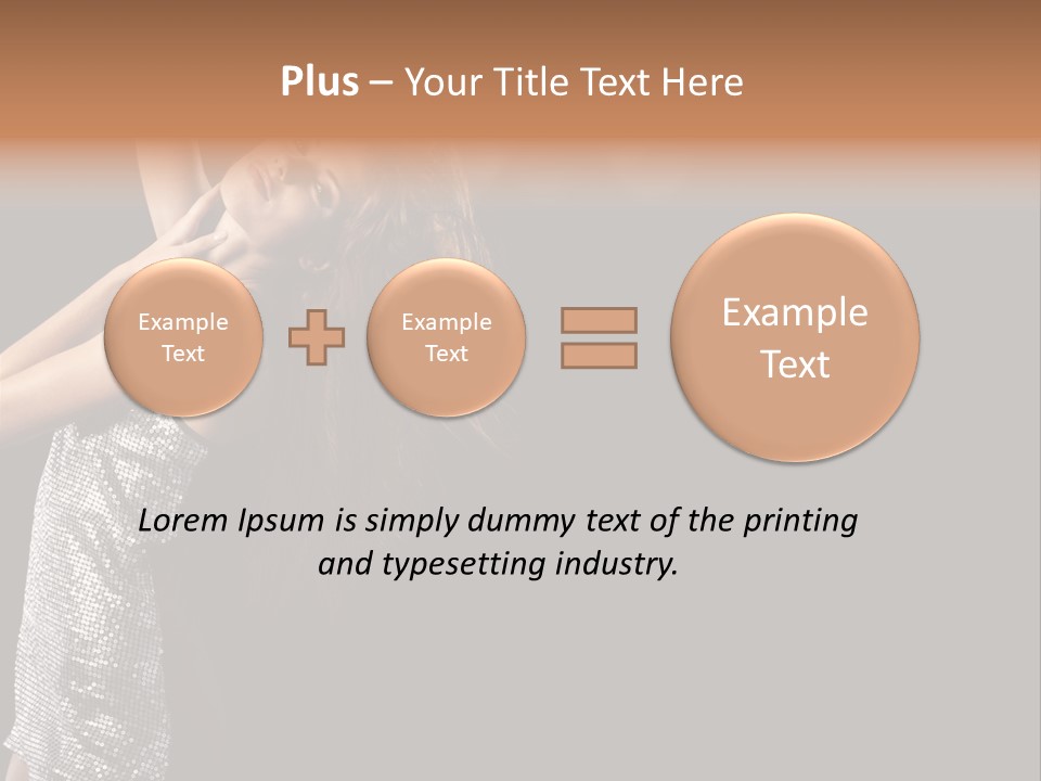 Person Nightclub Female PowerPoint Template