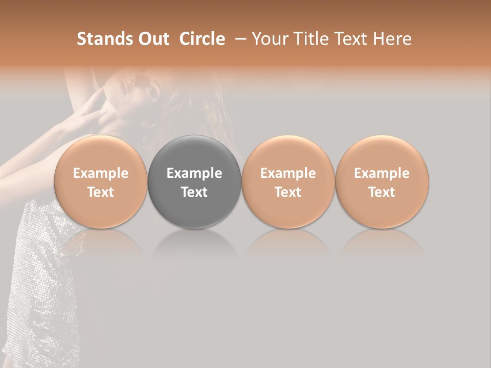 Person Nightclub Female PowerPoint Template