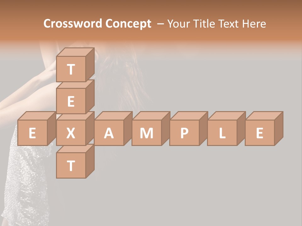 Person Nightclub Female PowerPoint Template