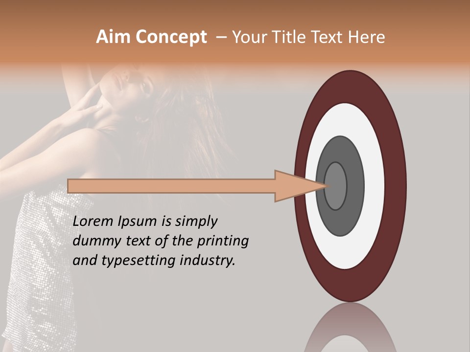 Person Nightclub Female PowerPoint Template