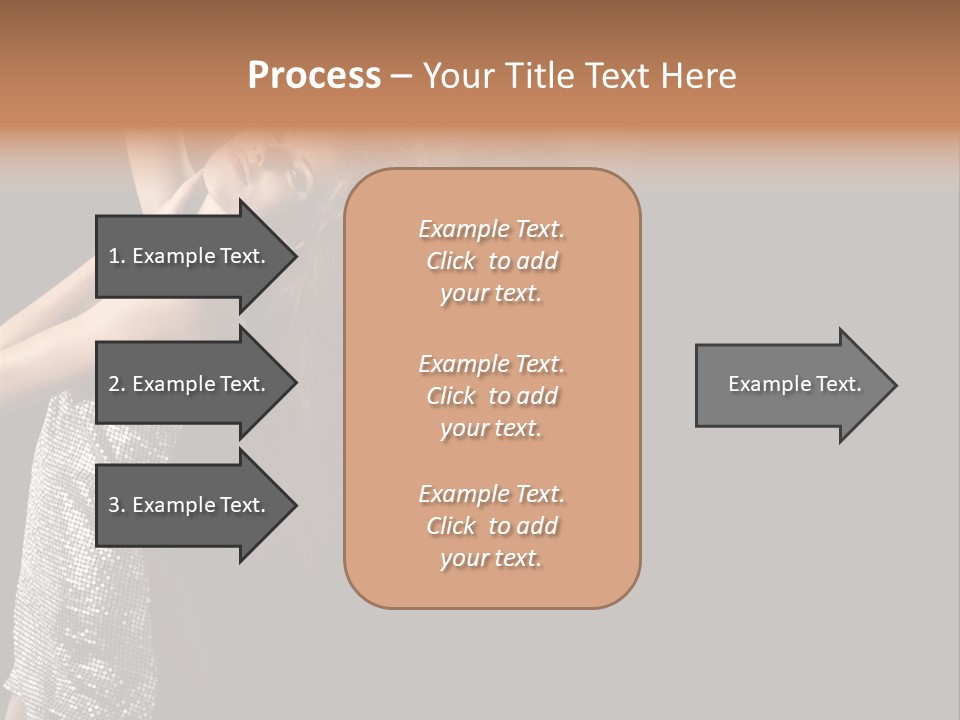 Person Nightclub Female PowerPoint Template