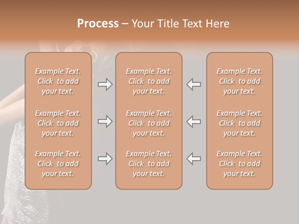 Person Nightclub Female PowerPoint Template