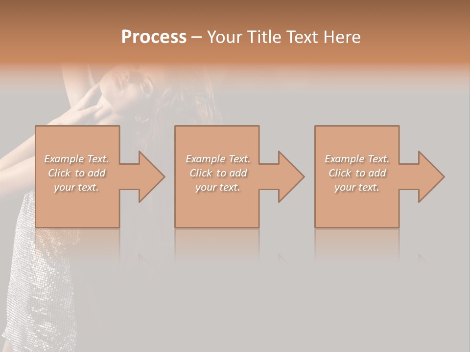 Person Nightclub Female PowerPoint Template