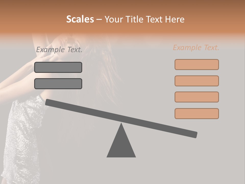 Person Nightclub Female PowerPoint Template