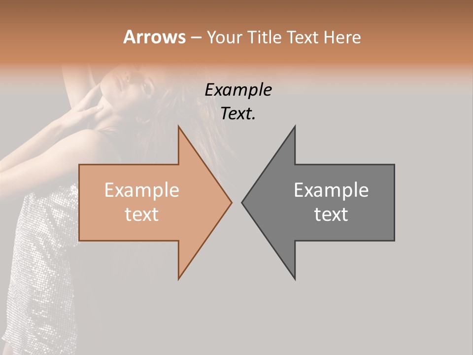 Person Nightclub Female PowerPoint Template