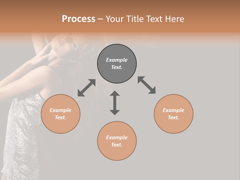 Person Nightclub Female PowerPoint Template