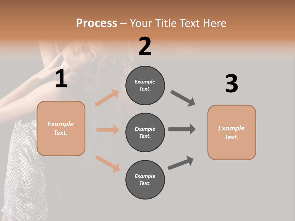 Person Nightclub Female PowerPoint Template