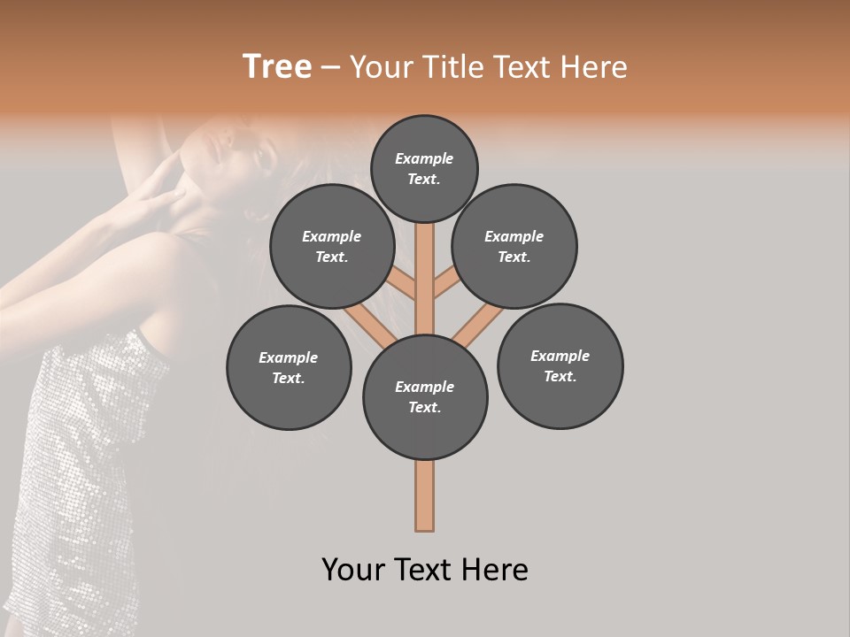 Person Nightclub Female PowerPoint Template