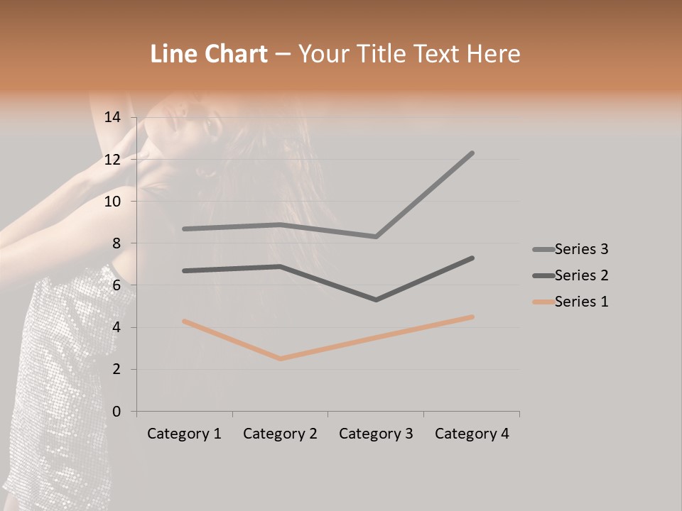 Person Nightclub Female PowerPoint Template