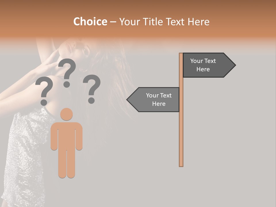 Person Nightclub Female PowerPoint Template