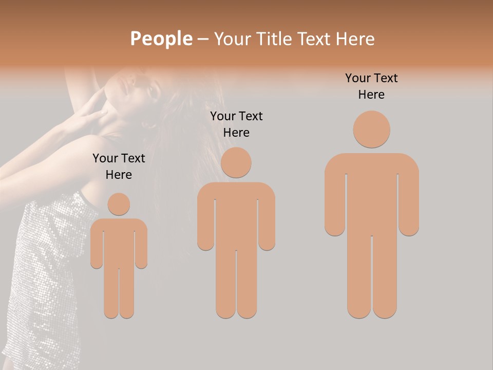 Person Nightclub Female PowerPoint Template