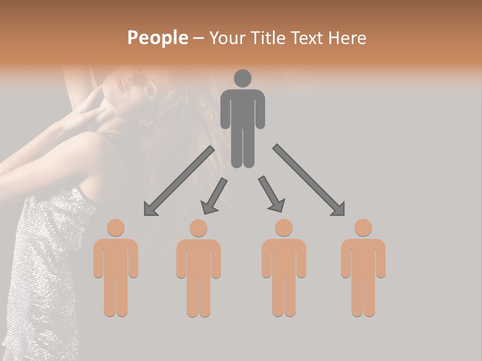 Person Nightclub Female PowerPoint Template