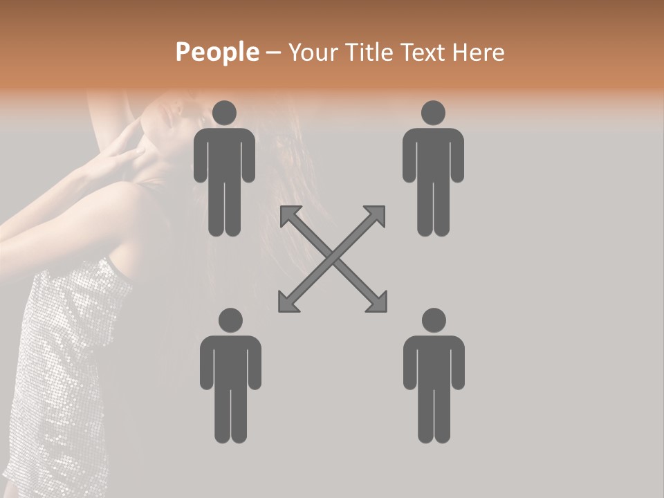 Person Nightclub Female PowerPoint Template